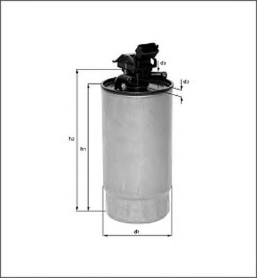 MAGNETI MARELLI 154085181280 -  Топливный фильтр
